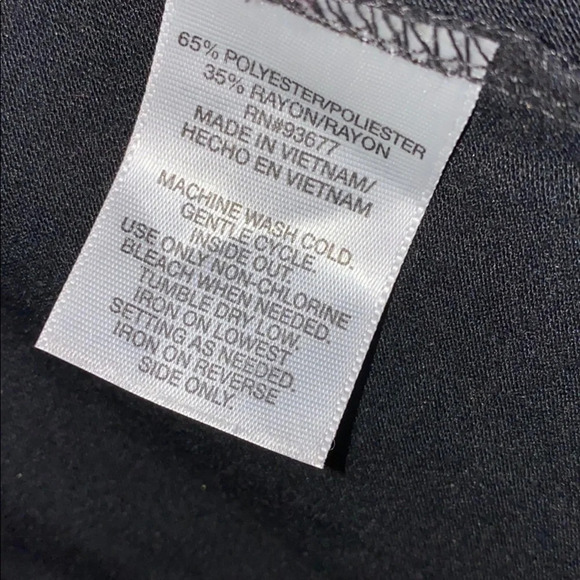 Allen  B L Red metallic sequins pocket Top L - Picture 6 of 10